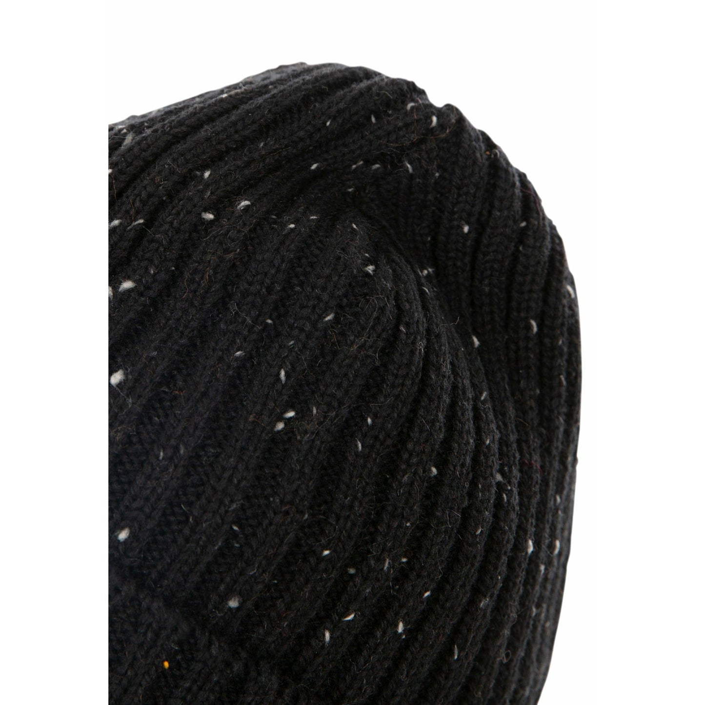 Mateo Lined Knitted Beanie Hat in Black