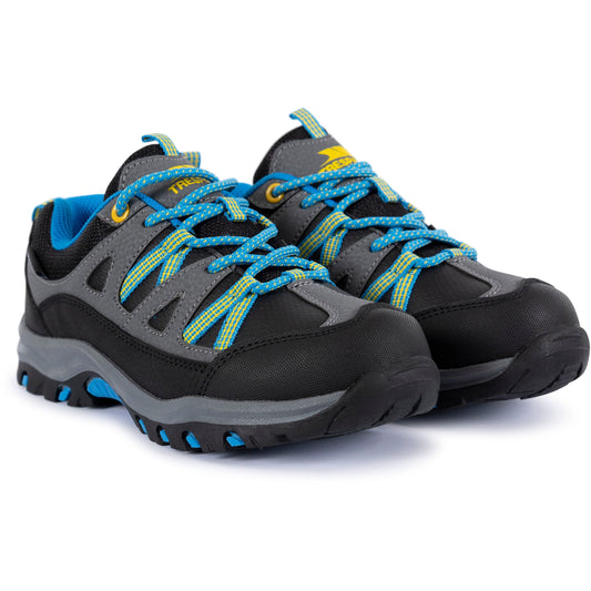 Gillon Unisex Kids Waterproof Walking Shoes in Black