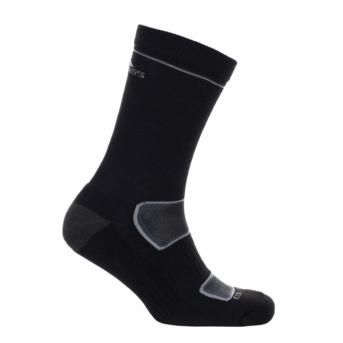 Rizzle Eco Men's Recycled Yarn Trekking Boot Socks - Black