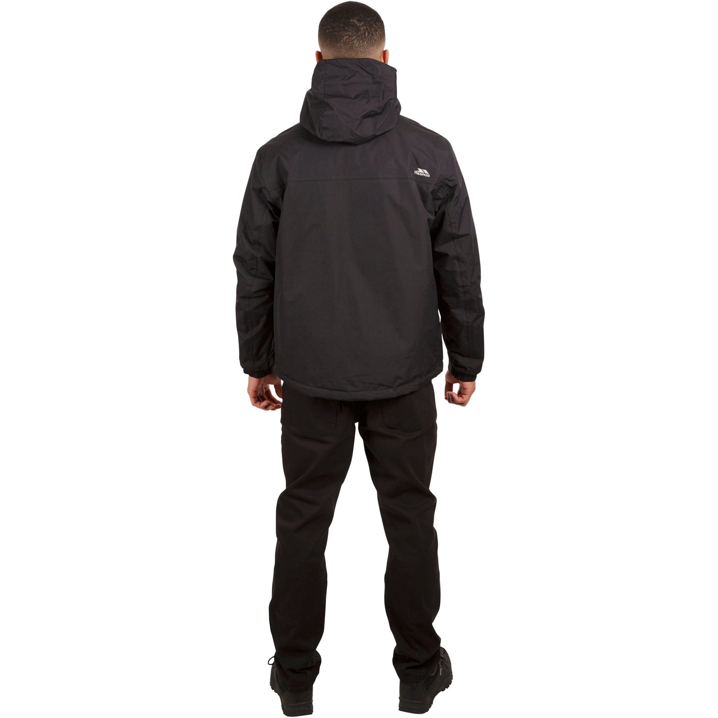 Donelly Men's Padded Waterproof Jacket in Black