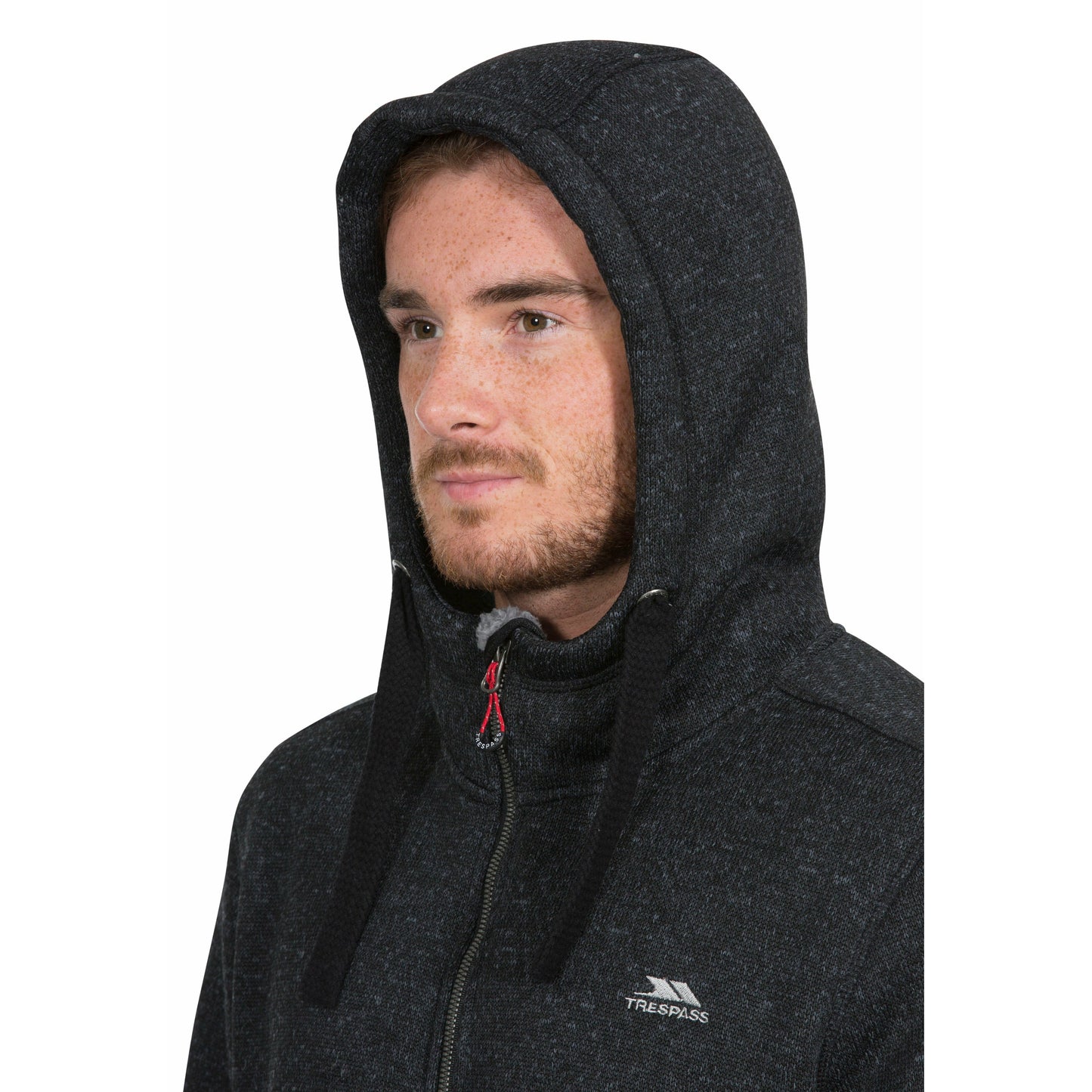 Tableypipe Men's Fleece Hoodie in Black Marl
