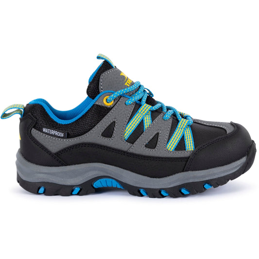 Gillon Unisex Kids Waterproof Walking Shoes in Black
