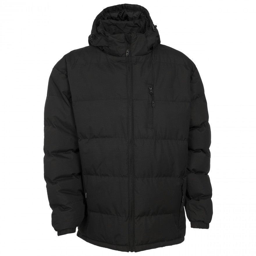 Clip Mens Padded Casual Jacket - Black