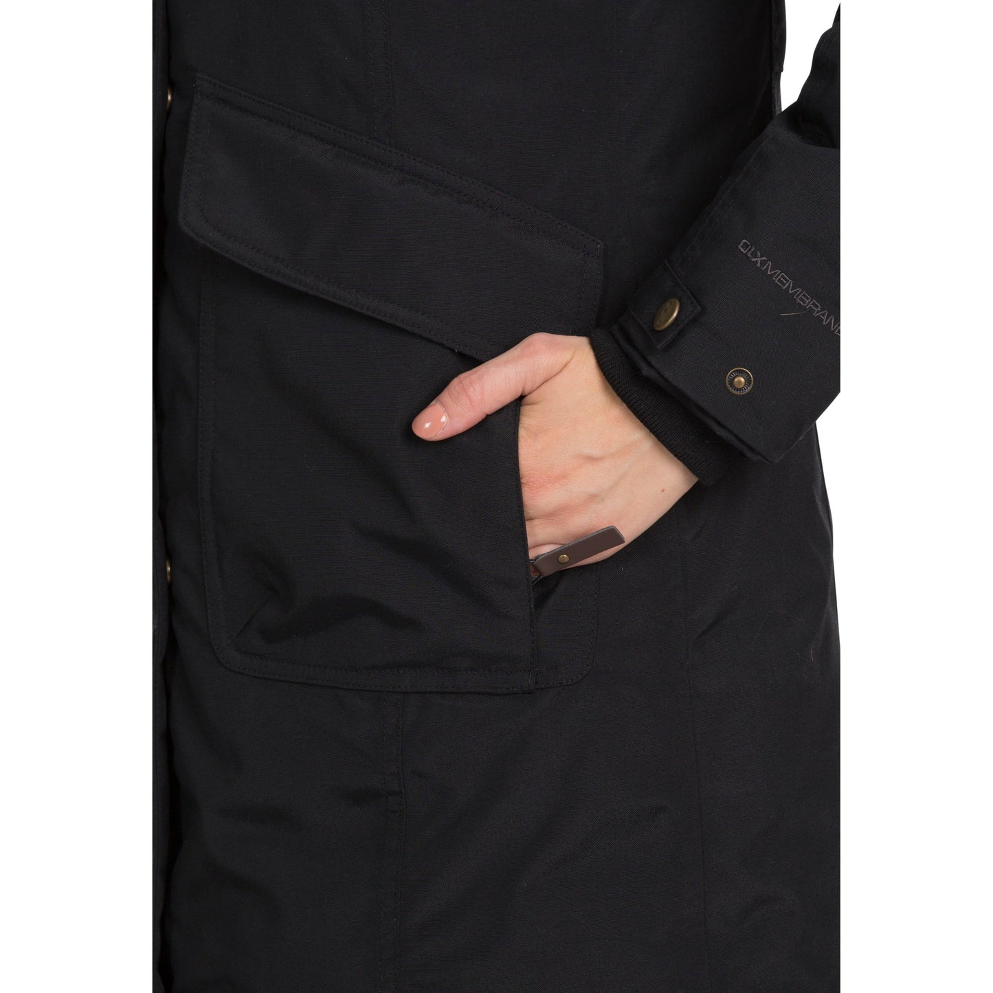 Women's Bettany DLX Waterproof Down Filled Parka Jacket in Black