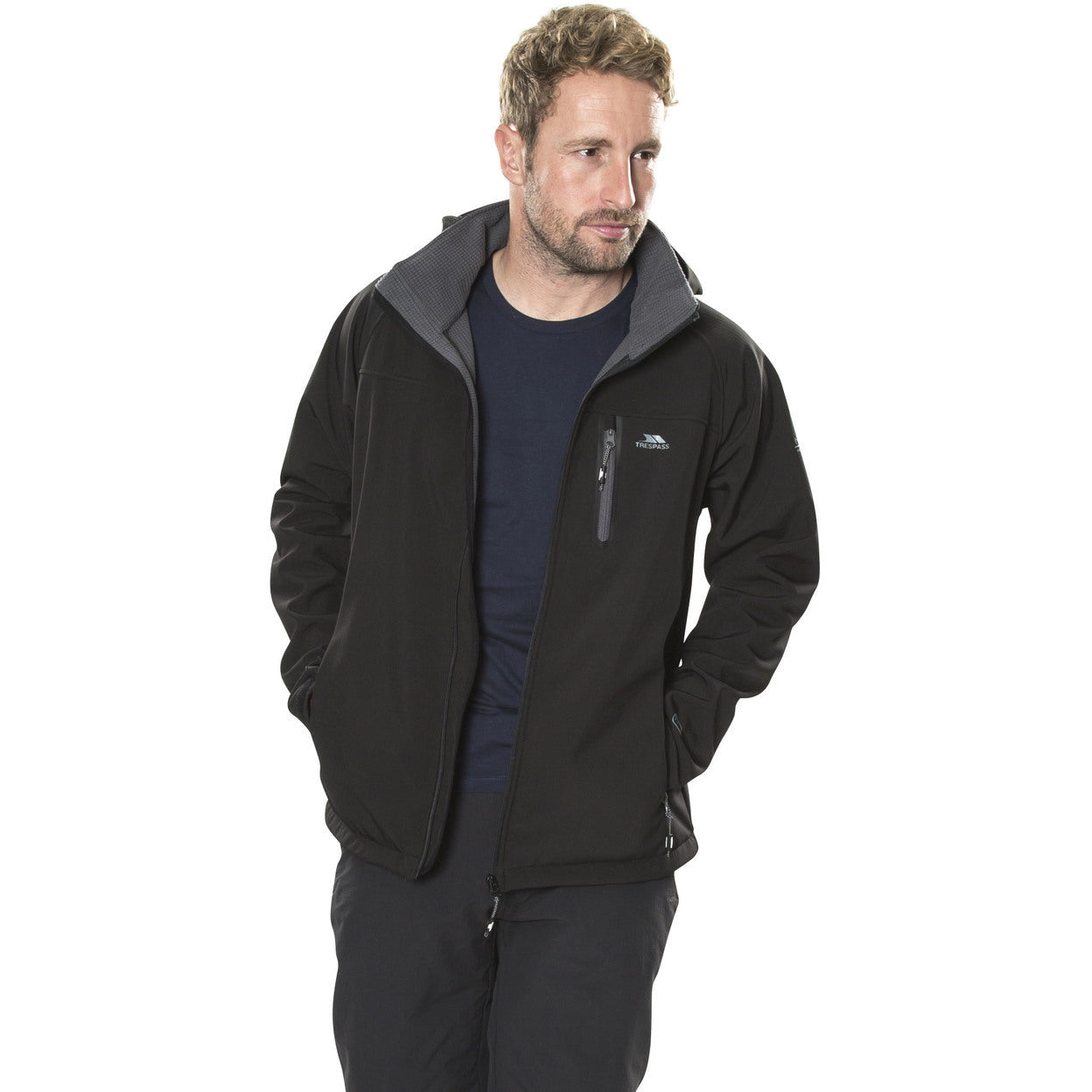 Accelerator Men's Softshell Jacket in Black – Trespass Ireland