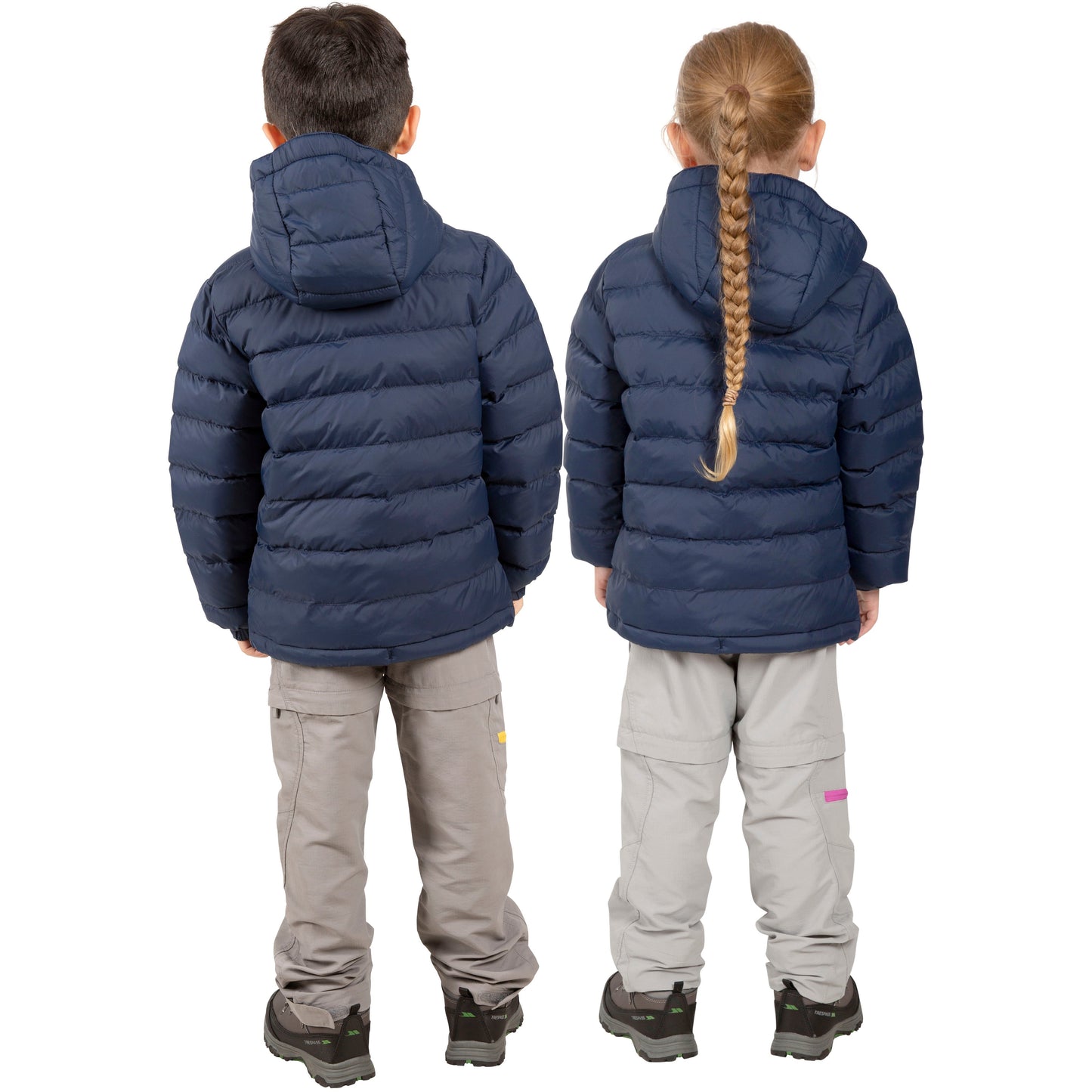 Aksel Kids Padded Water Resistant Jacket in Navy