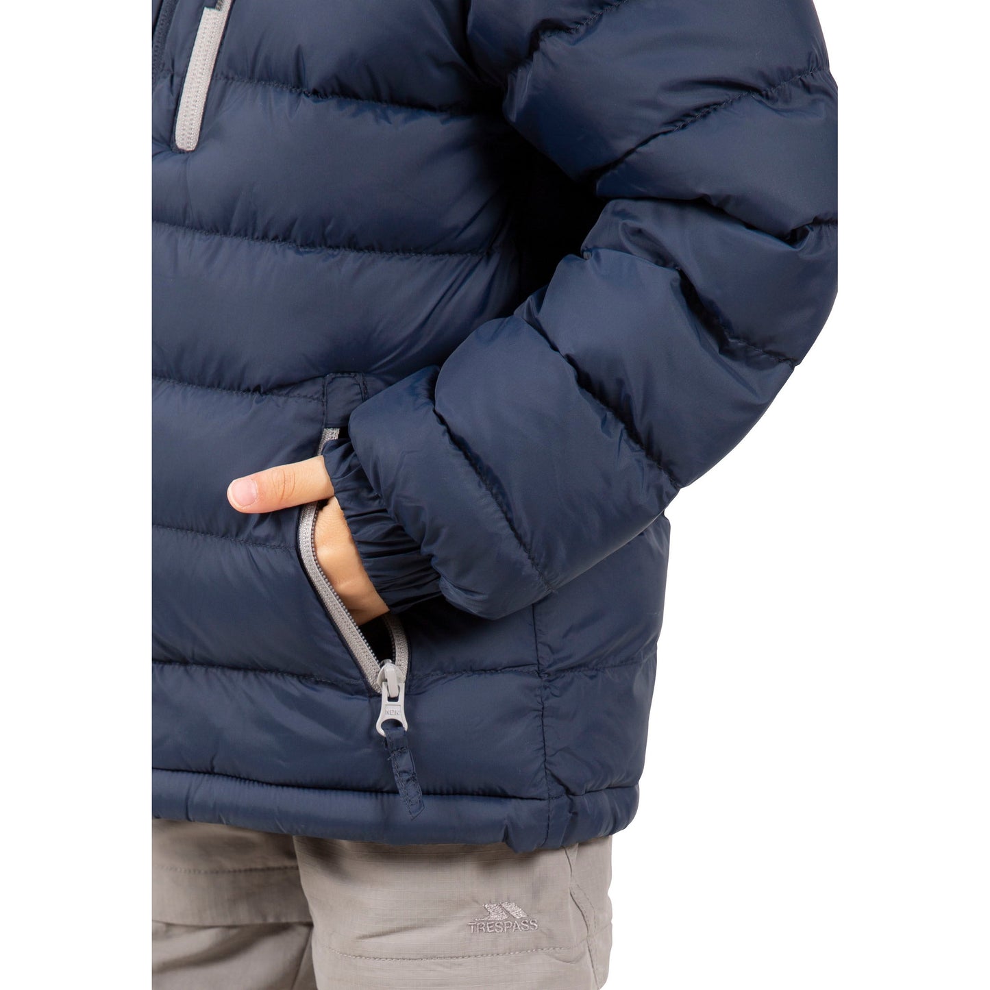 Aksel Kids Padded Water Resistant Jacket in Navy