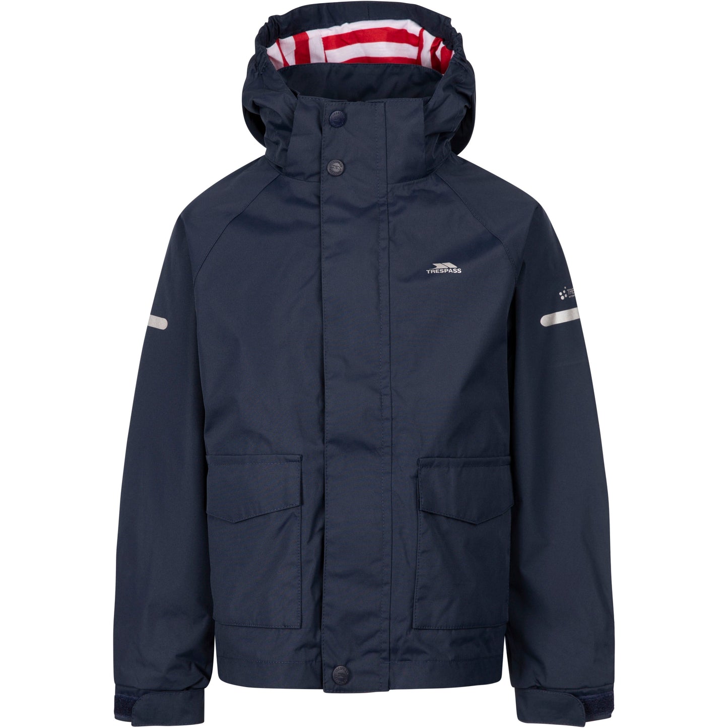 Bluster Unisex Kids Unpadded Waterproof Jacket in Navy