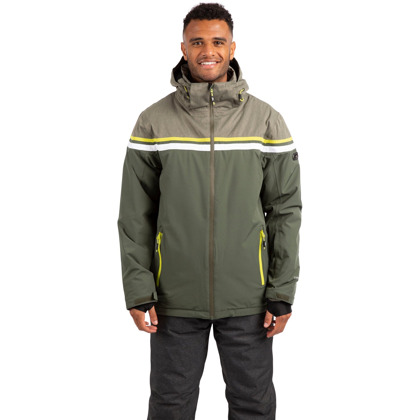 Trespass Men's Ski Jacket Dexy in Ivy