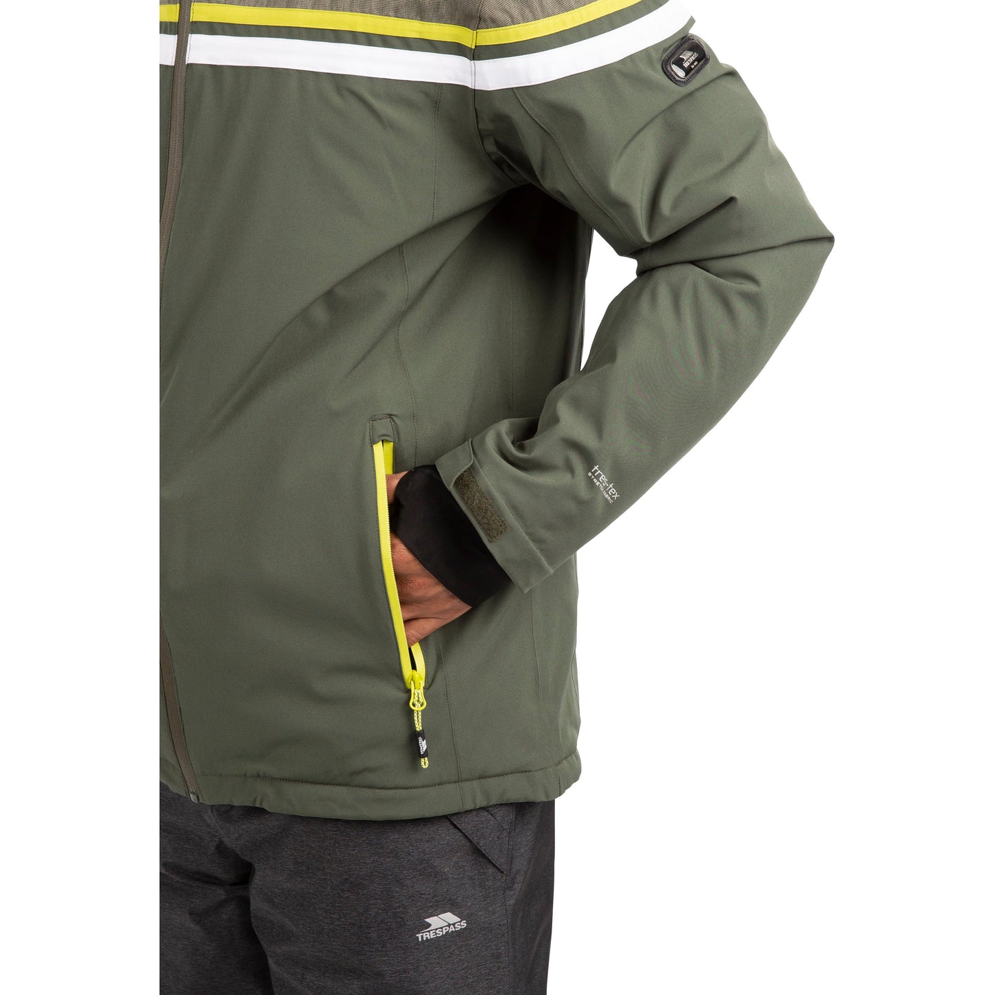 Trespass Men's Ski Jacket Dexy in Ivy