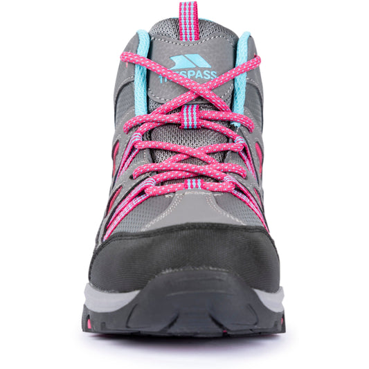 Gillon Youths' Waterproof Walking Boots in Grey