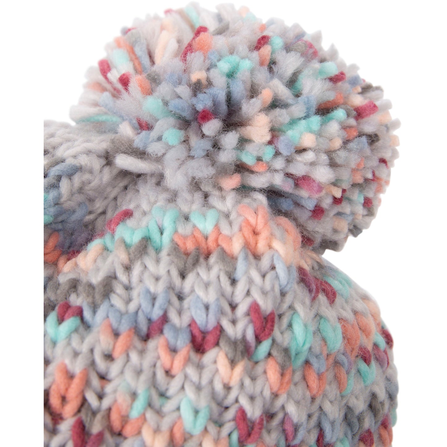 Irmina Womens Beanie Hat in Pale Grey