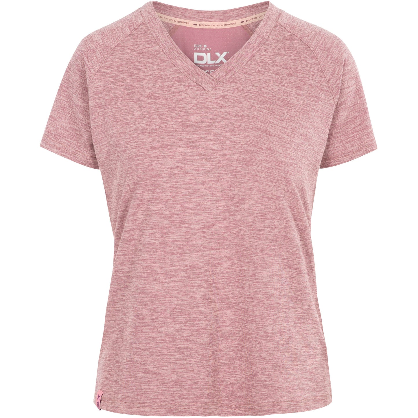 Judith Women's DLX T-Shirt in Rose Tone Marl
