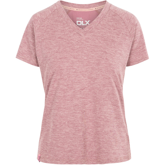 Judith Women's DLX T-Shirt in Rose Tone Marl