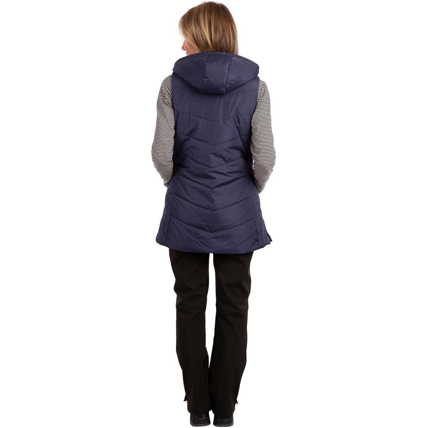 Juniper Women's Longer Padded Gilet / Bodywarmer in Navy