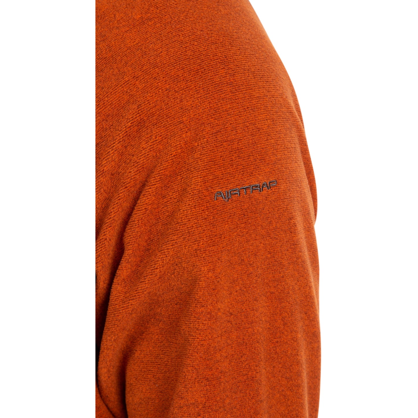 Keynote Men's Half Zip Fleece Top in Burnt Orange