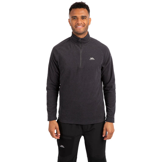 Keynote Mens Half Zip Fleece Jumper in Charcoal