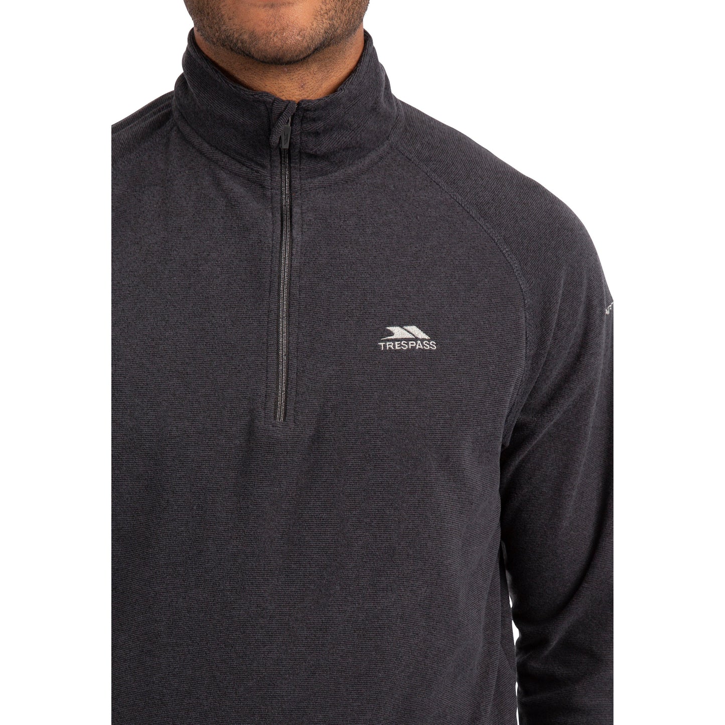 Keynote Mens Half Zip Fleece Jumper in Charcoal