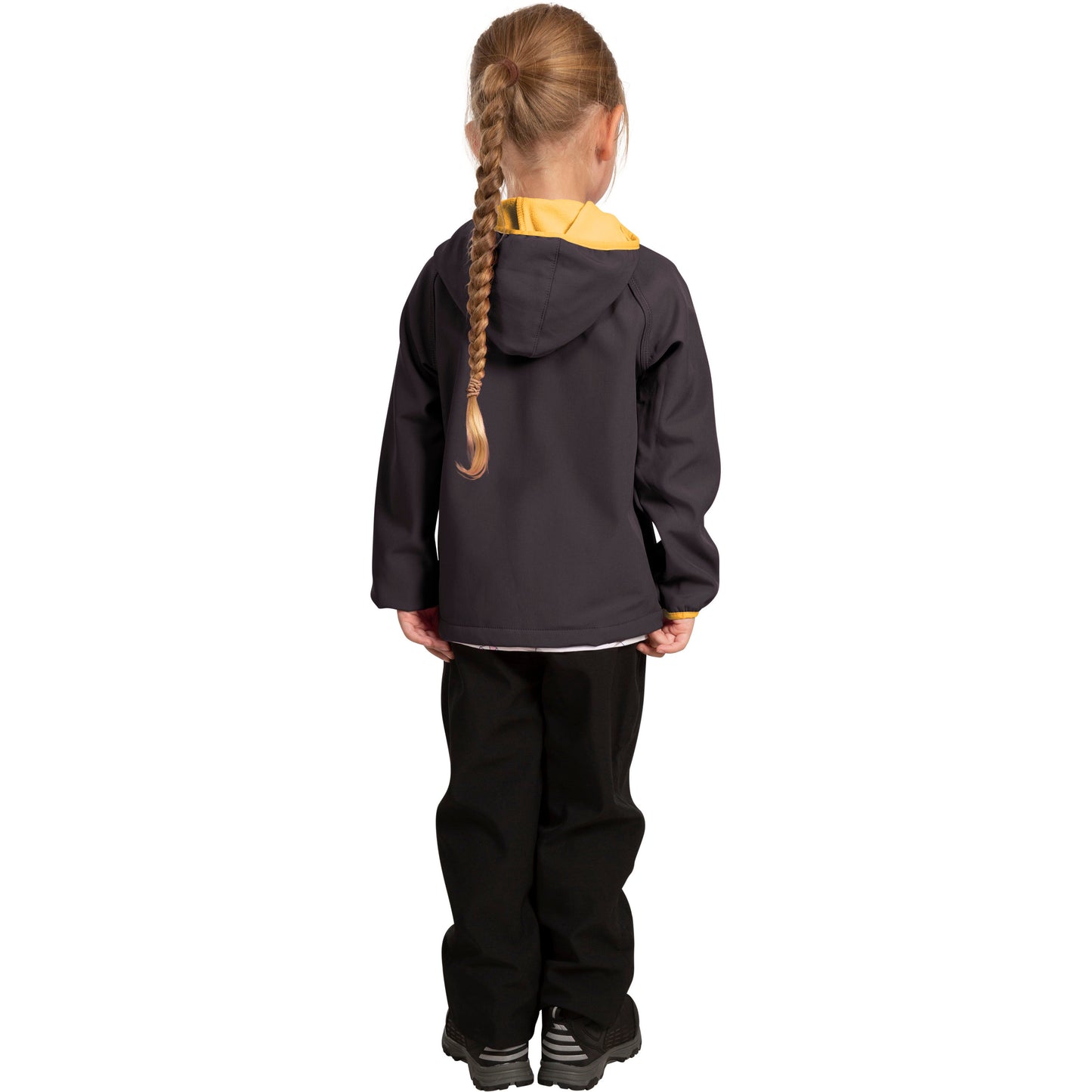 Kian Kids Softshell Jacket in Dark Grey