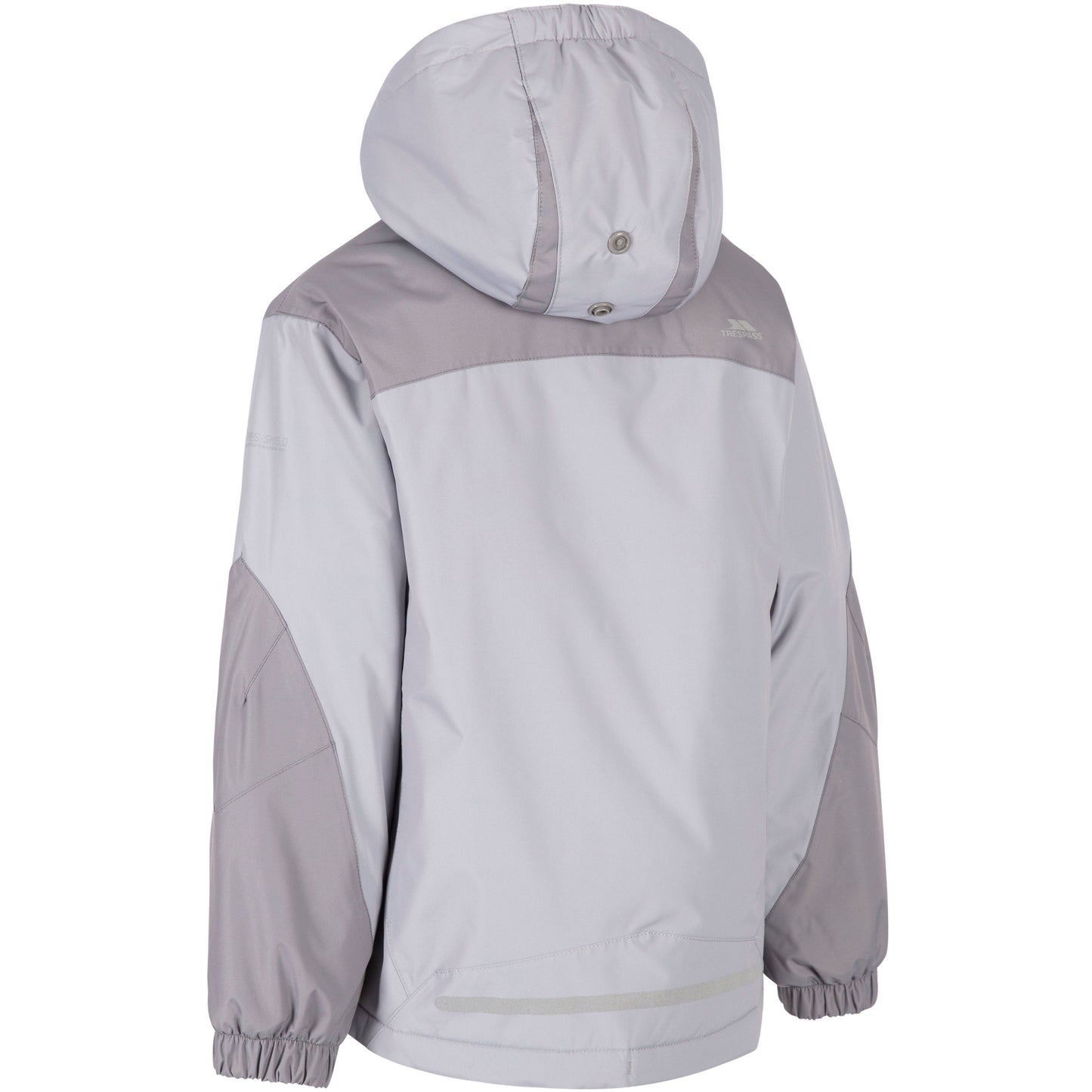 Launch Boys Waterproof Rain Jacket in Platinum