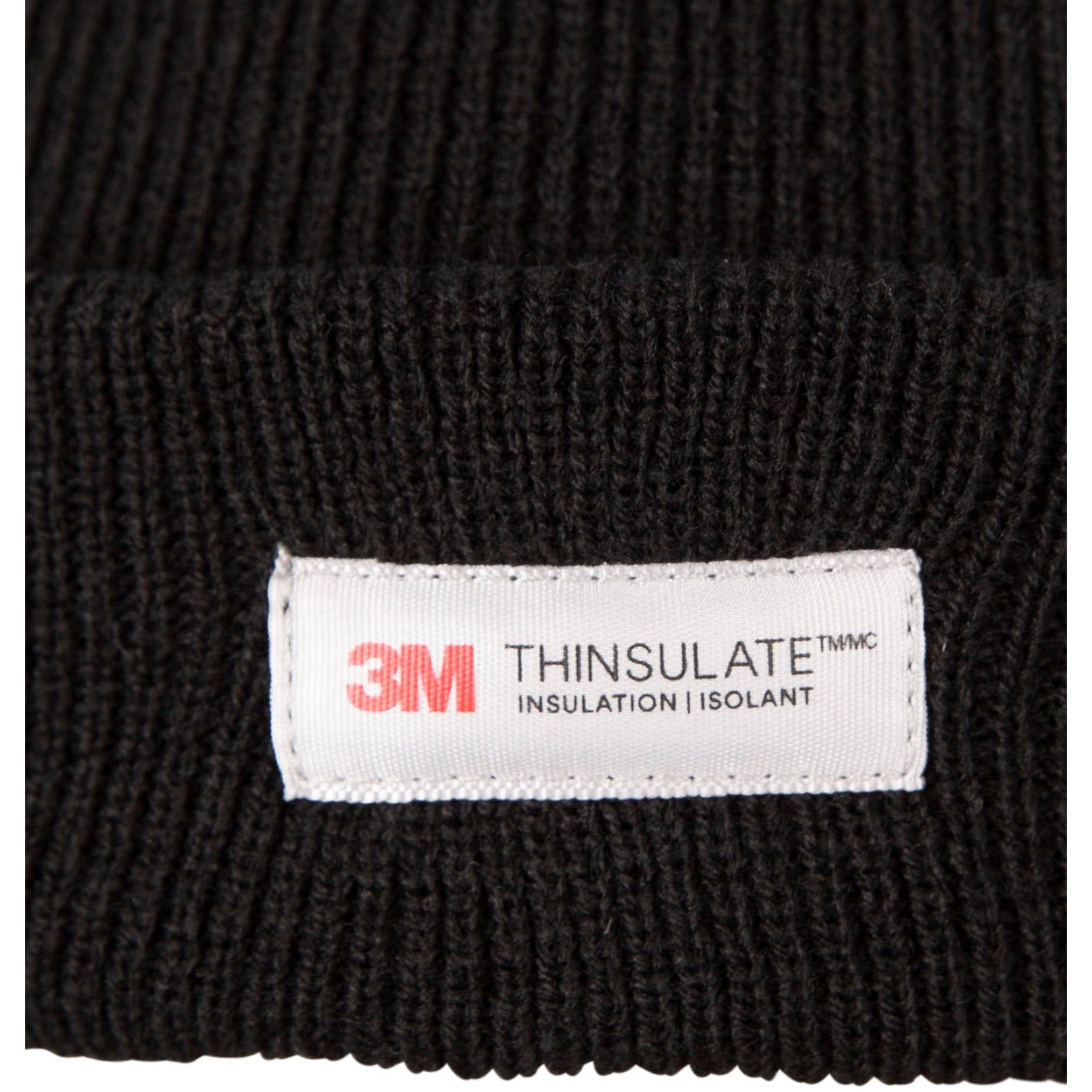 Littlebrook Adults Black Knitted and Lined Beanie Hat