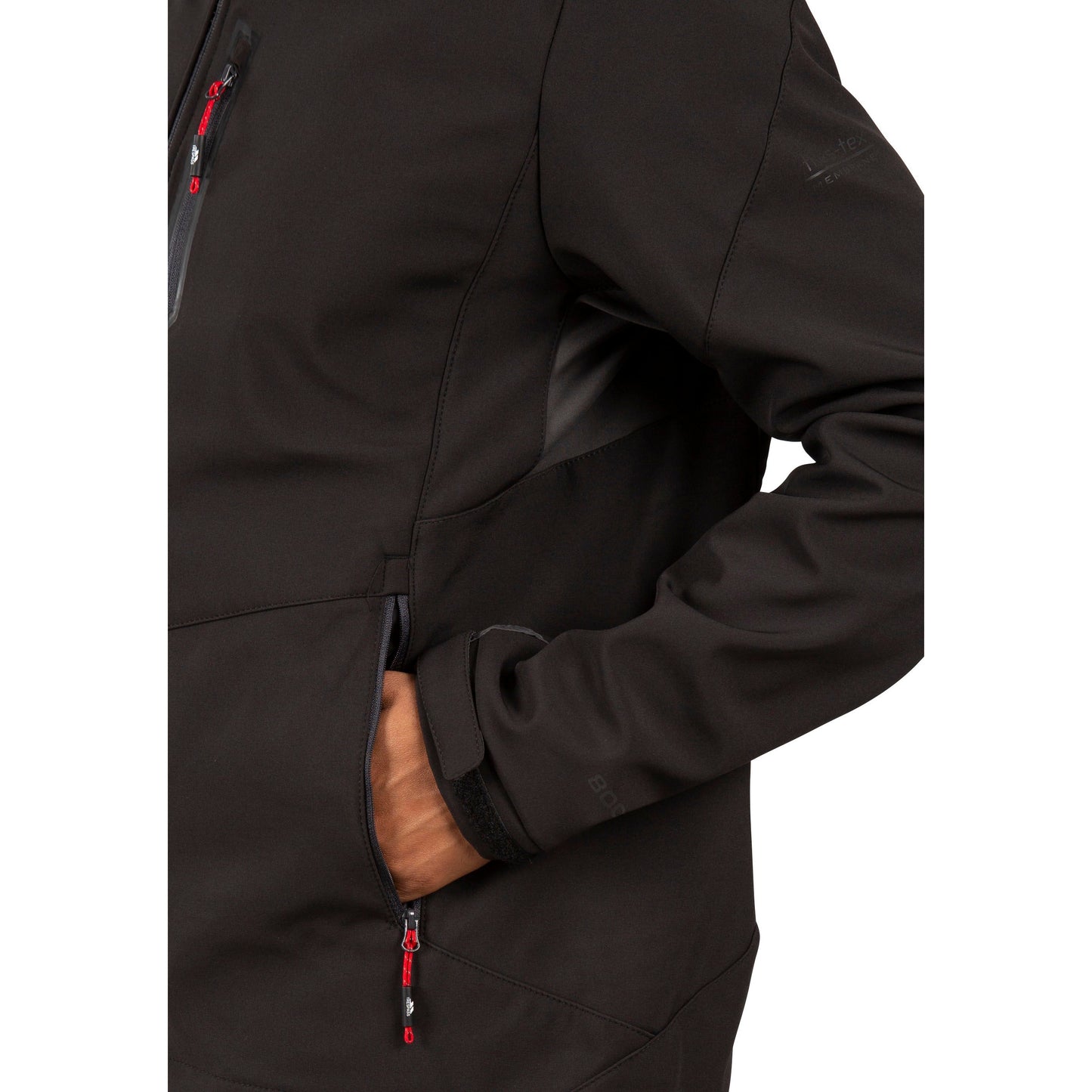 Trespass Mens Softshell Jacket Marlon in Black