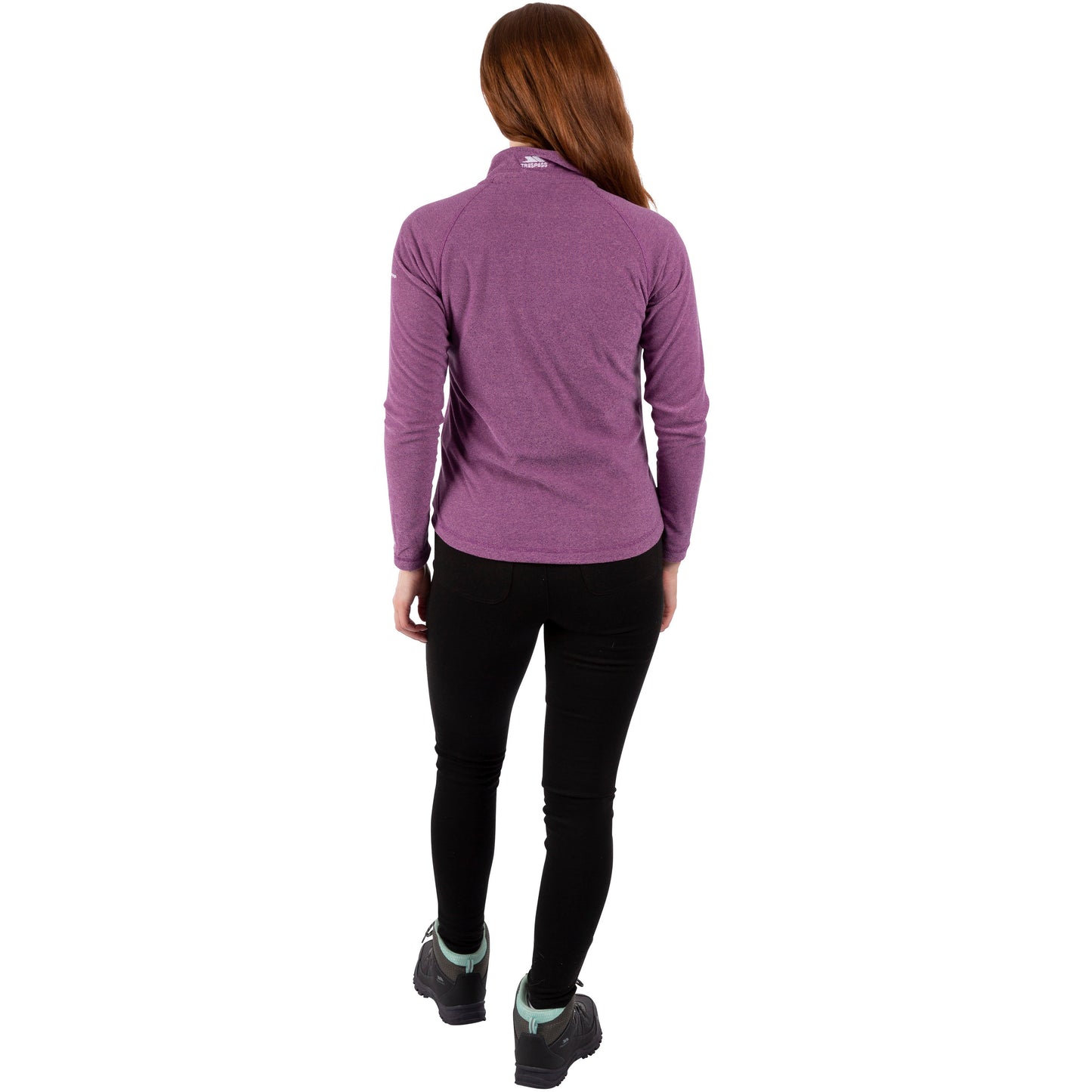 Meadows Women's 1/2 Zip Fleece in Wild Purple