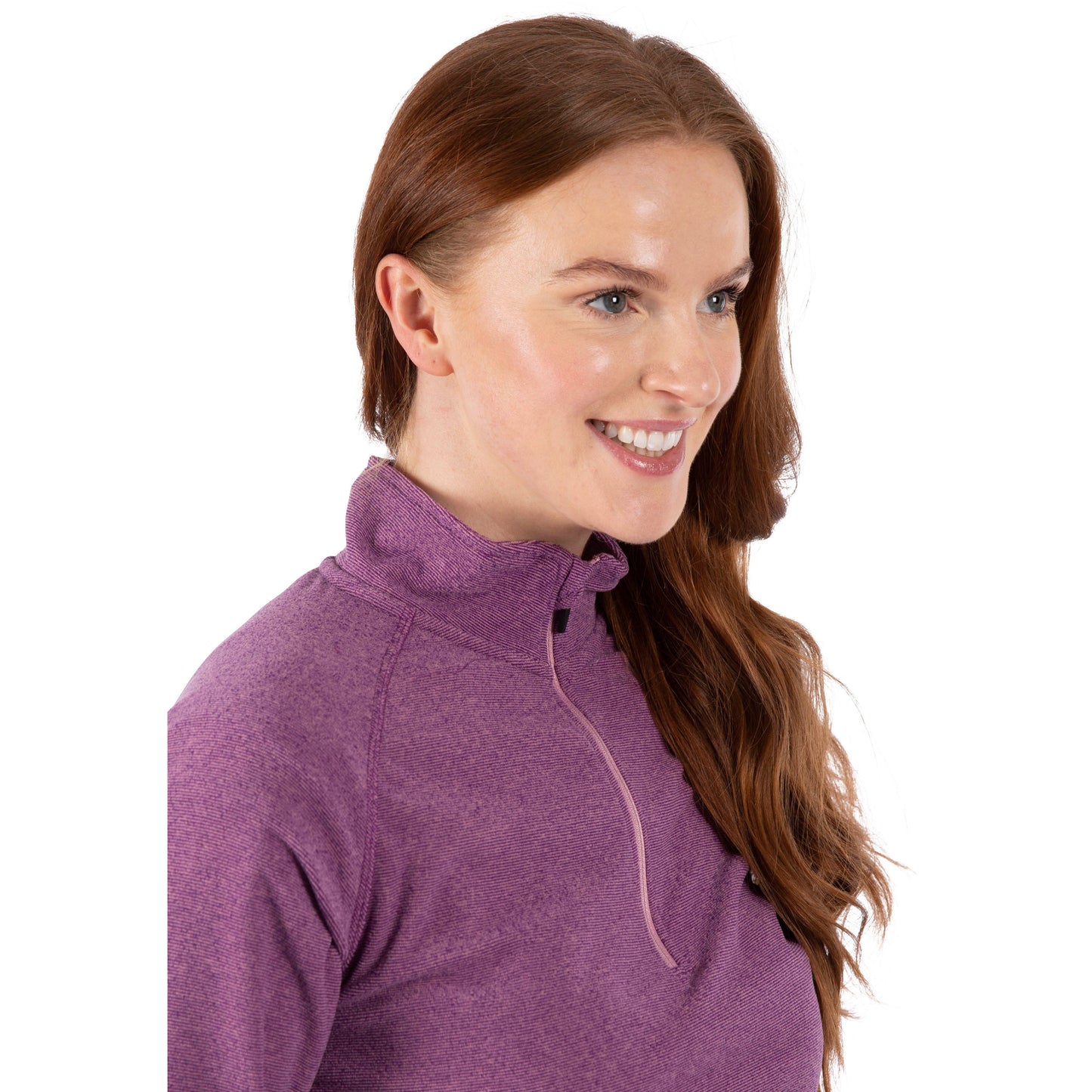 Meadows Women's 1/2 Zip Fleece in Wild Purple