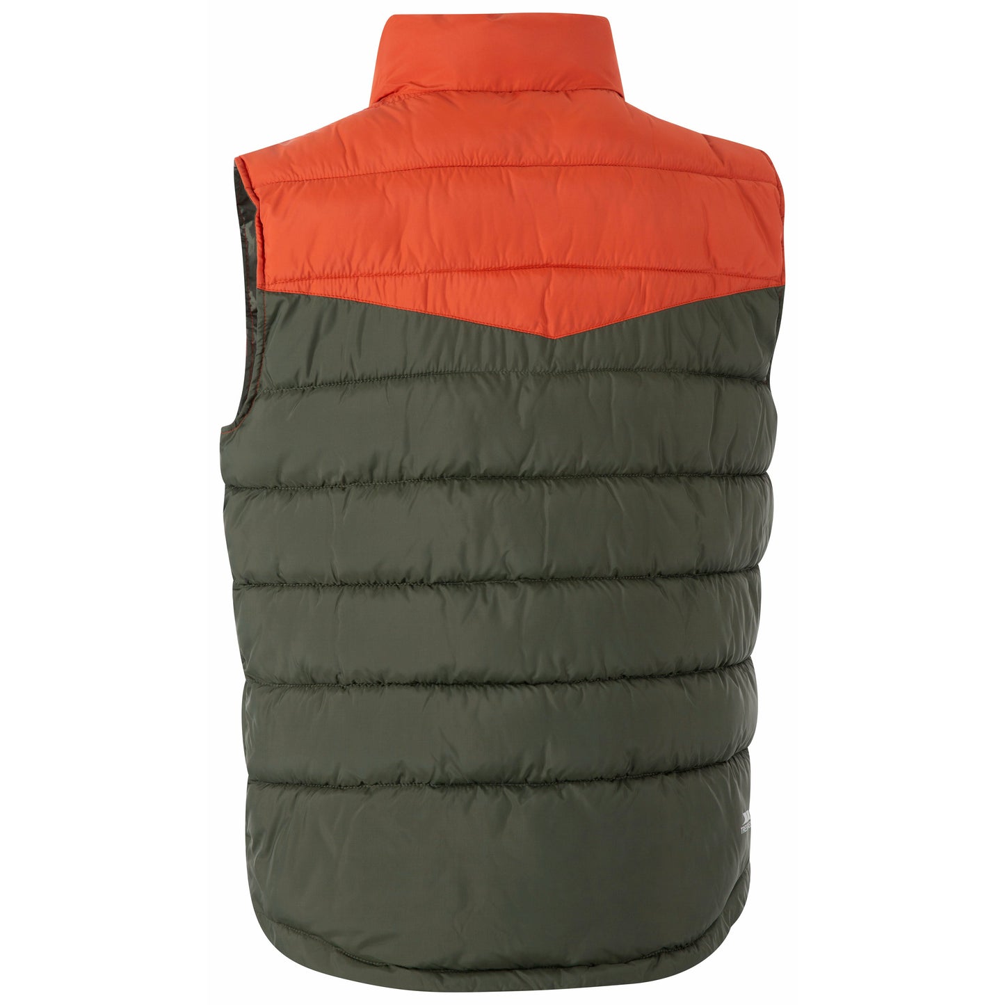 Oskar Men's Padded Gilet / Bodywarmer in Burnt Orange and Green