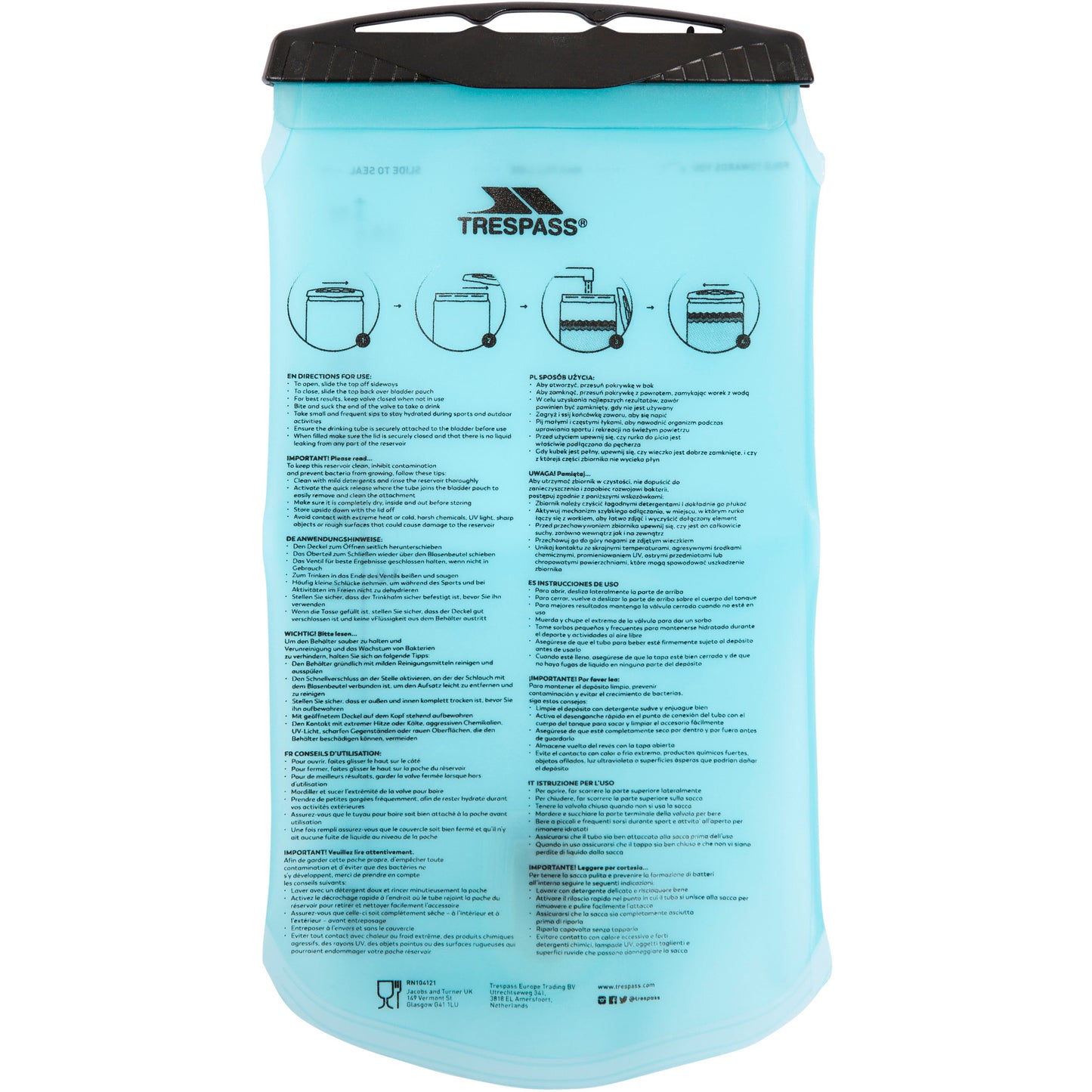 Quenched 2 Litre Water Bladder