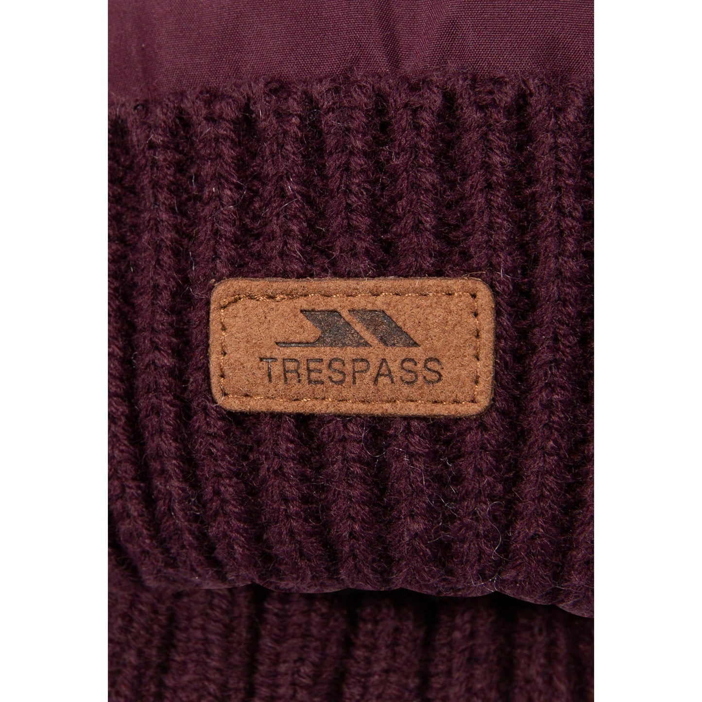 Trespass Reine Womens Knitted and Lined Hat in Fig