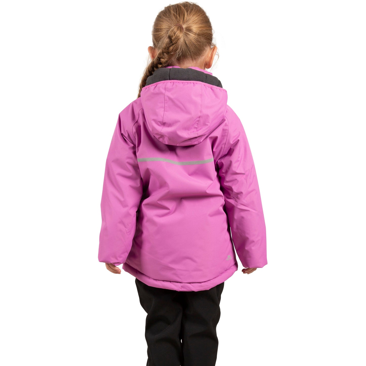 Shasta Girls Padded Waterproof Jacket in Deep Pink