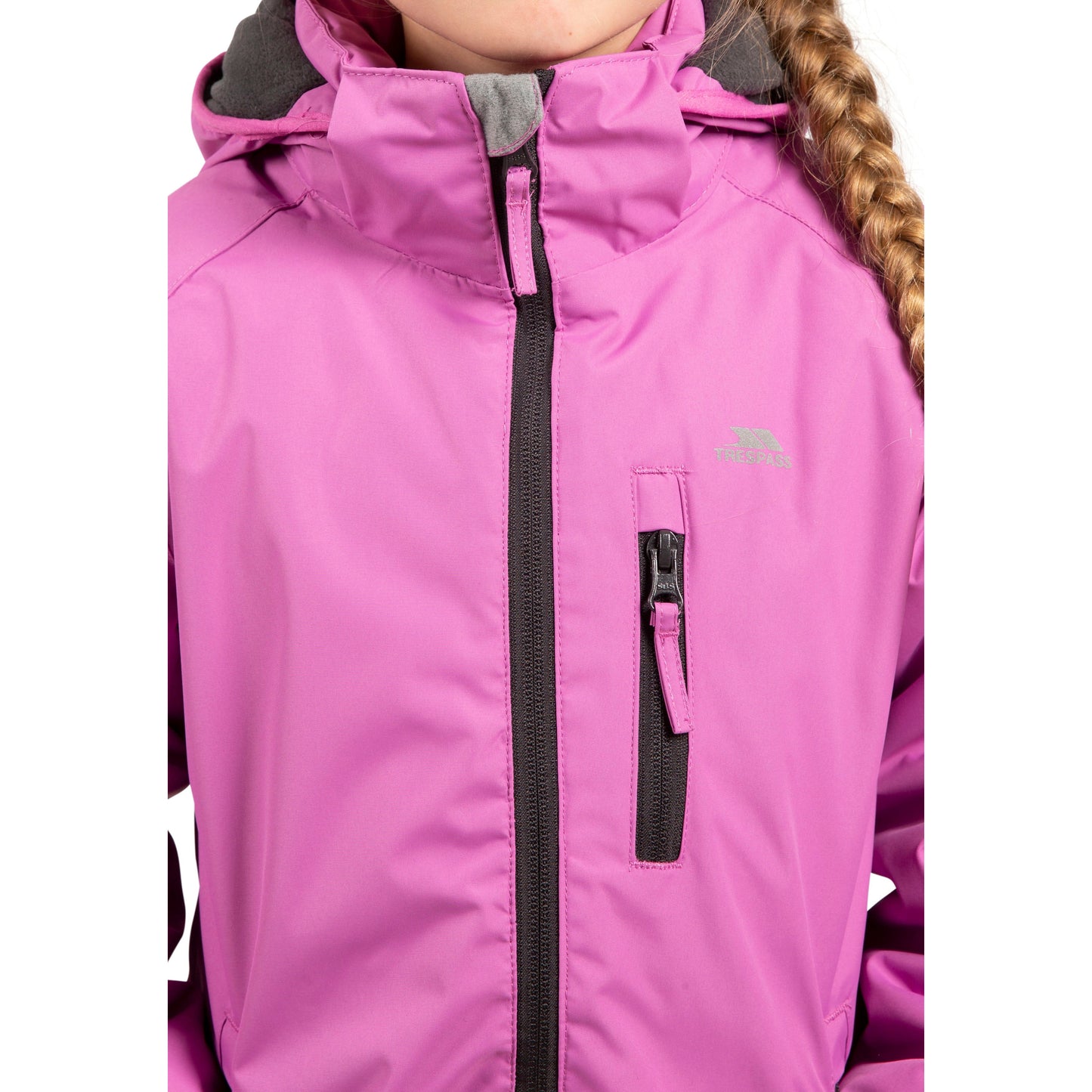 Shasta Girls Padded Waterproof Jacket in Deep Pink