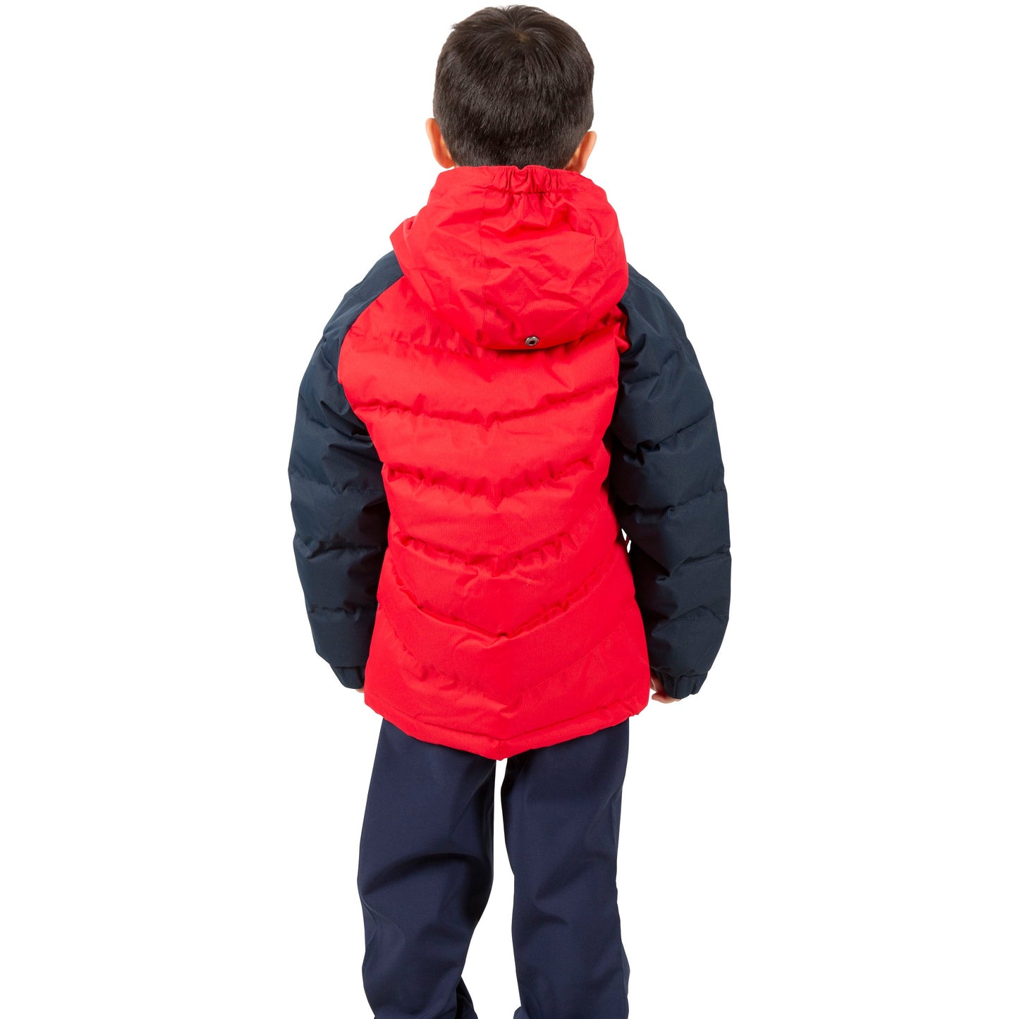 Sidespin Boys' Waterproof Insulated Padded Jacket in Red