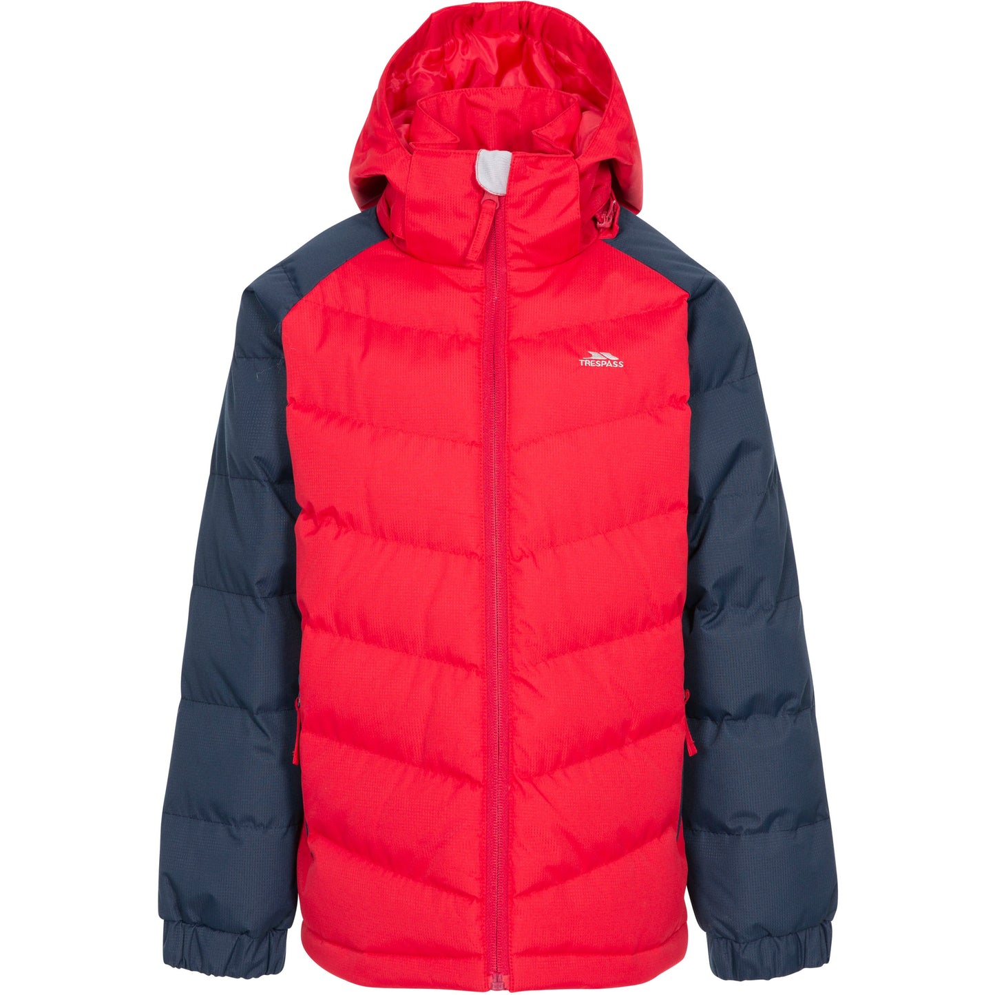Sidespin Boys' Waterproof Insulated Padded Jacket in Red