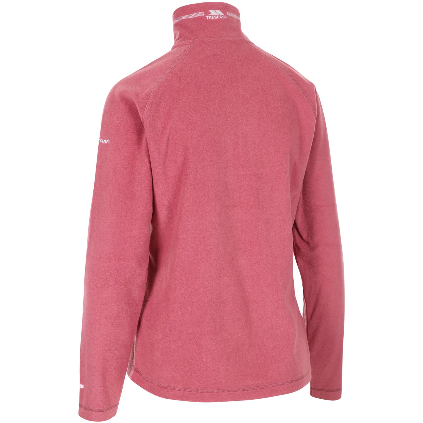 Skylar Women's Half Zip Fleece Top in Rose Blush