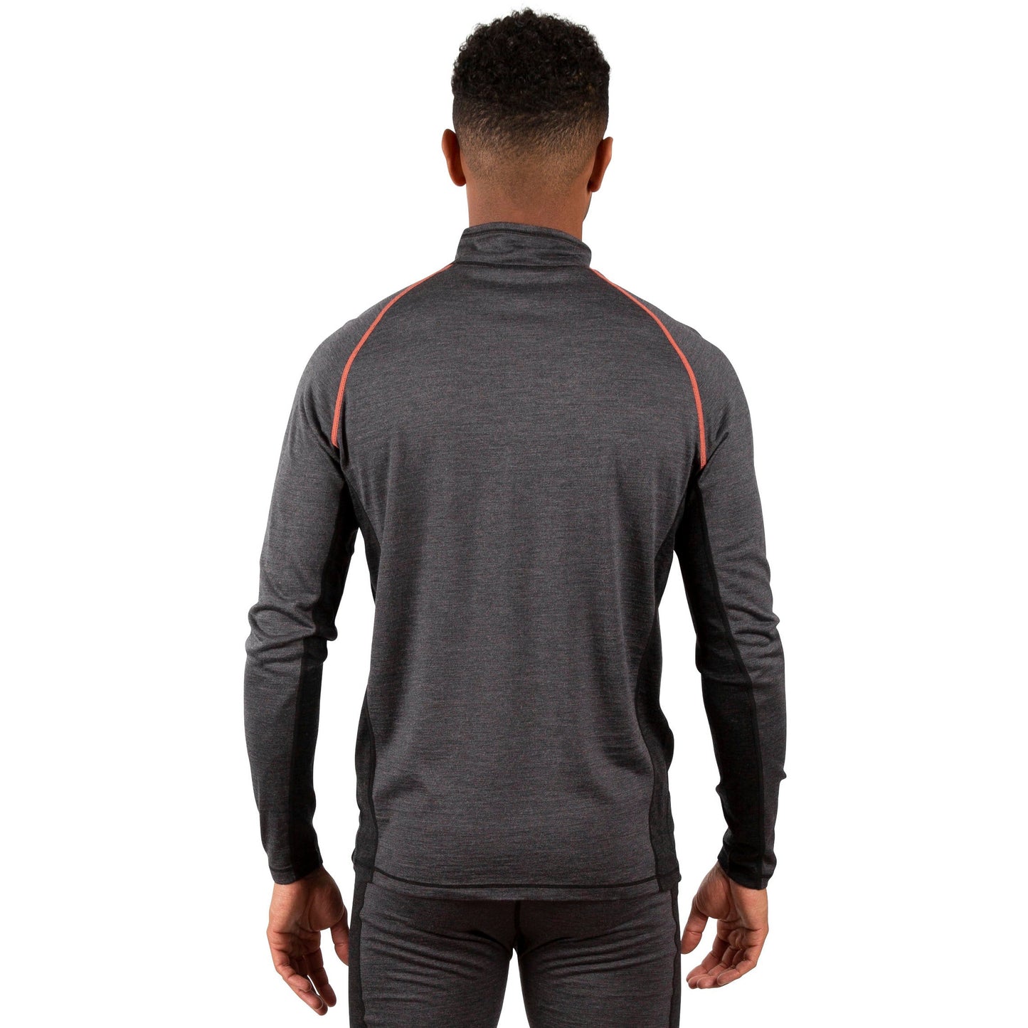 Trespass Men's Base Layer Top Stan in Grey Marl