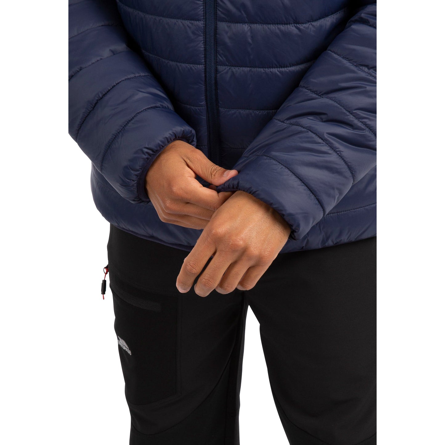 Trespass Mens Reversible Padded Jacket Senby in Navy / Orange