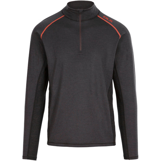 Stan Men's Base Layer Top in Grey Marl