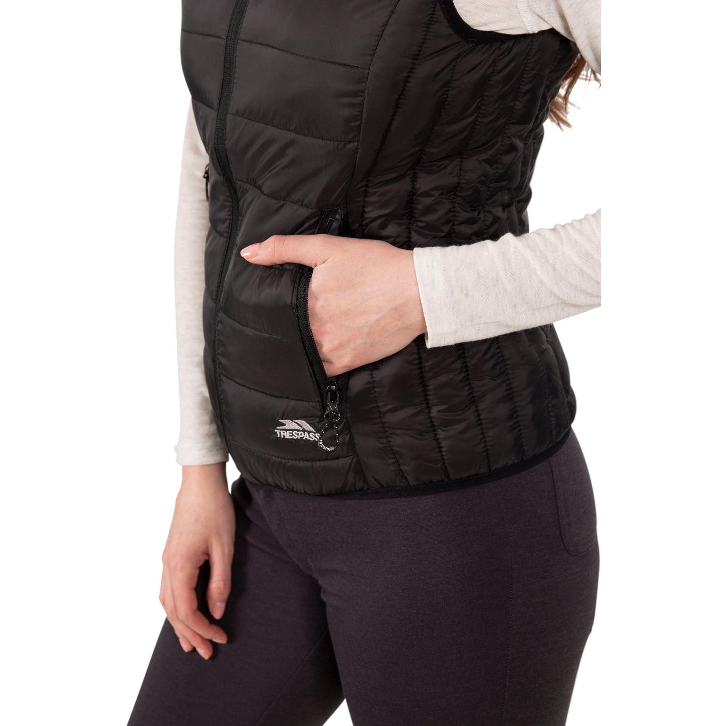 Teeley Women's Padded Gilet / Bodywarmer in Black