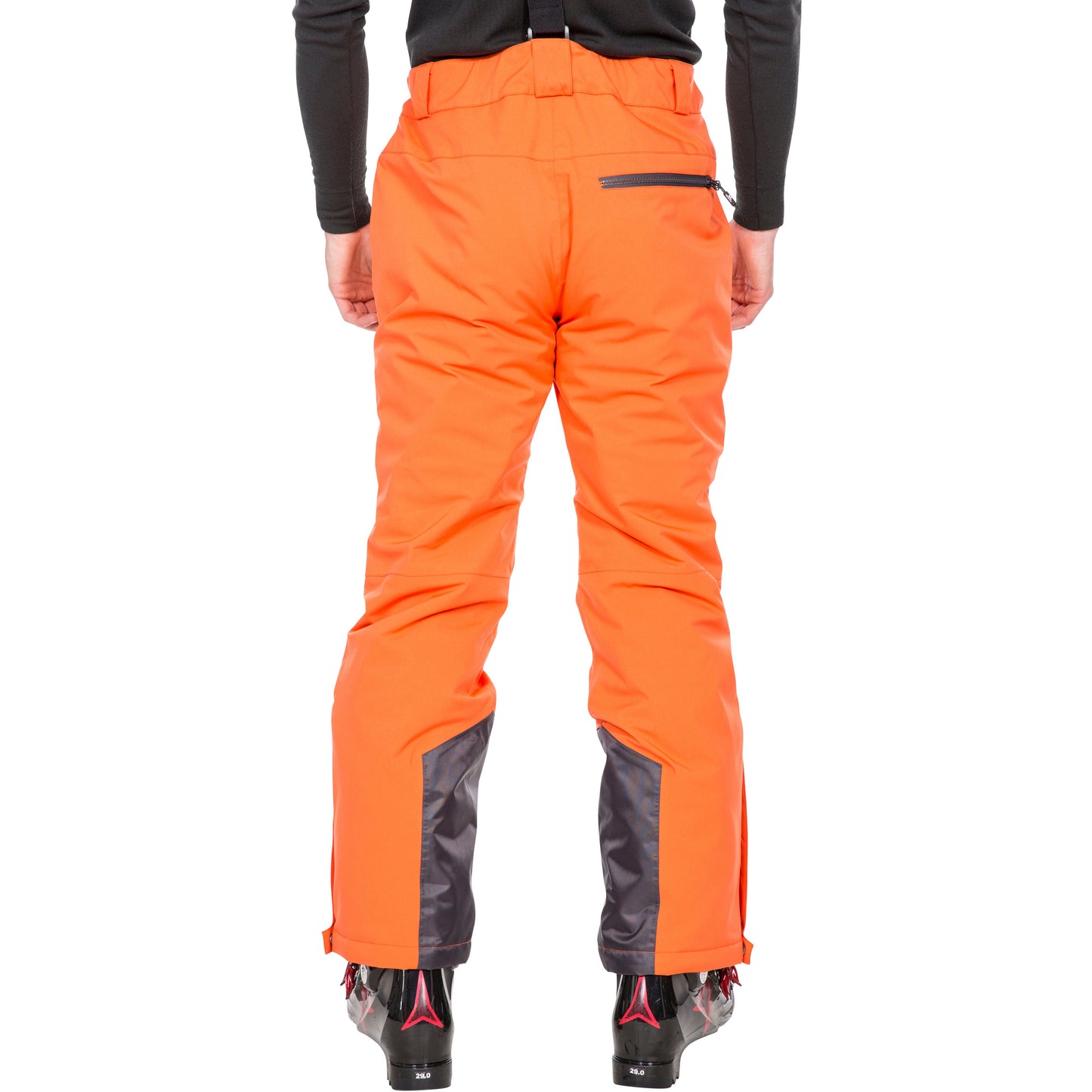 Trevor Mens Lightly Padded Slim Fit Ski Trousers in Orange