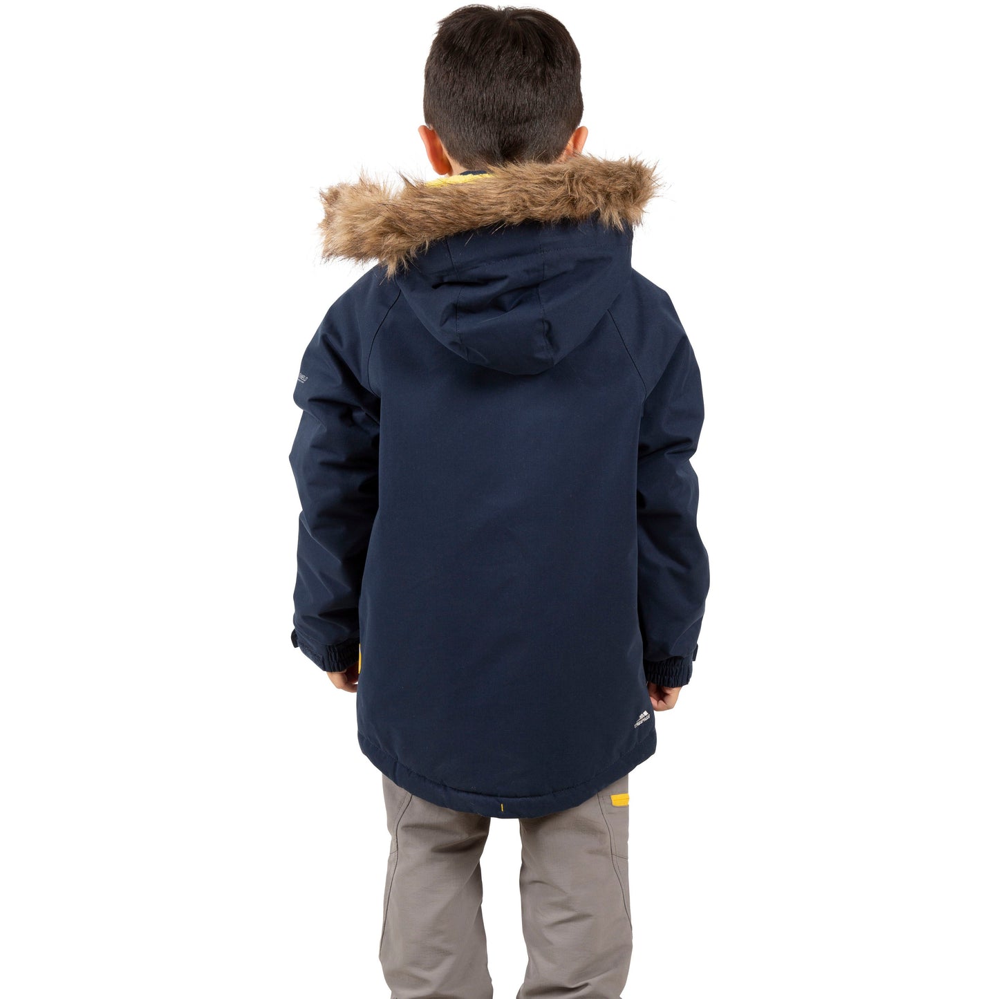 Upbeat Boys Padded Waterproof Rain Jacket in Navy