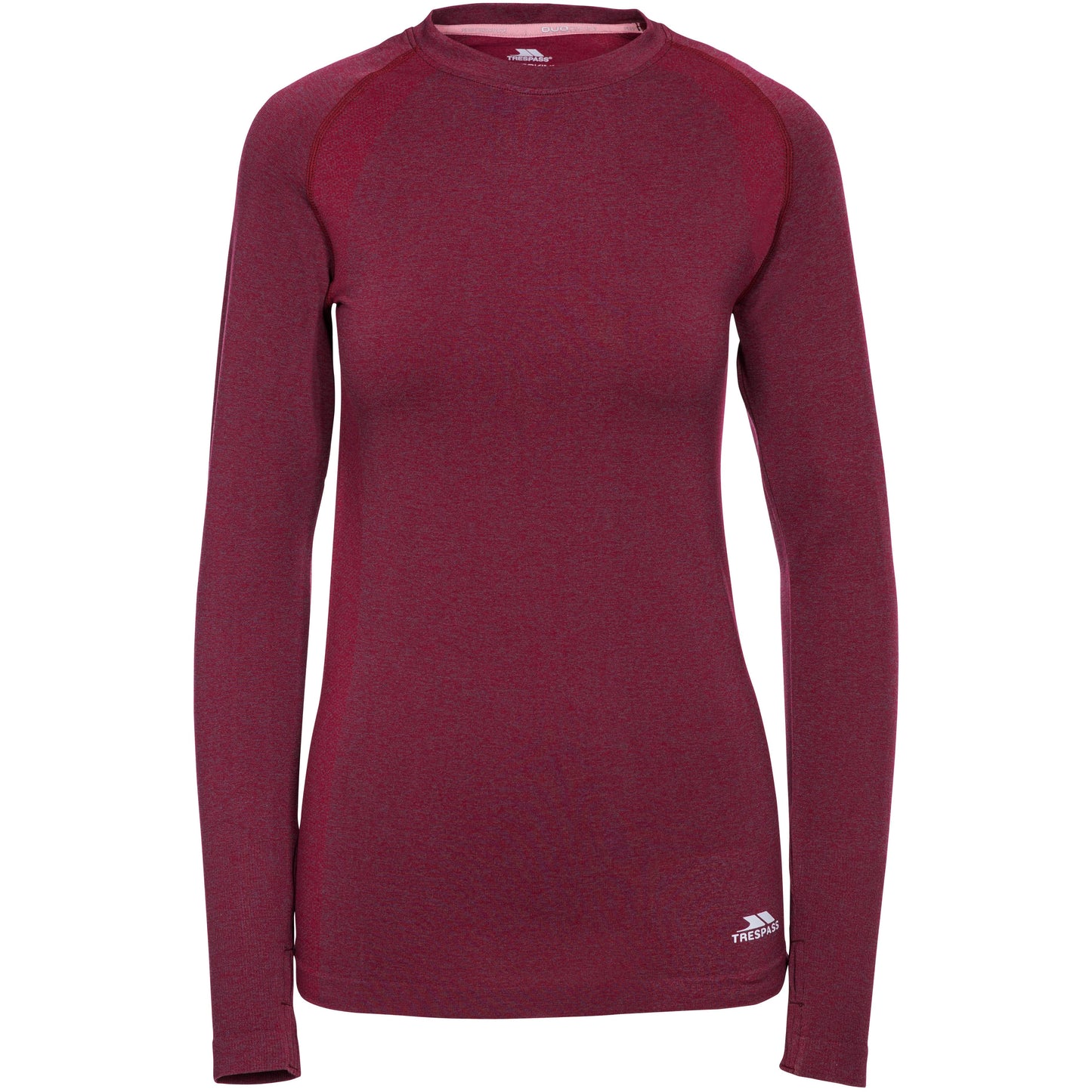 Welina Women's Long Sleeved Active Top in Berry Marl