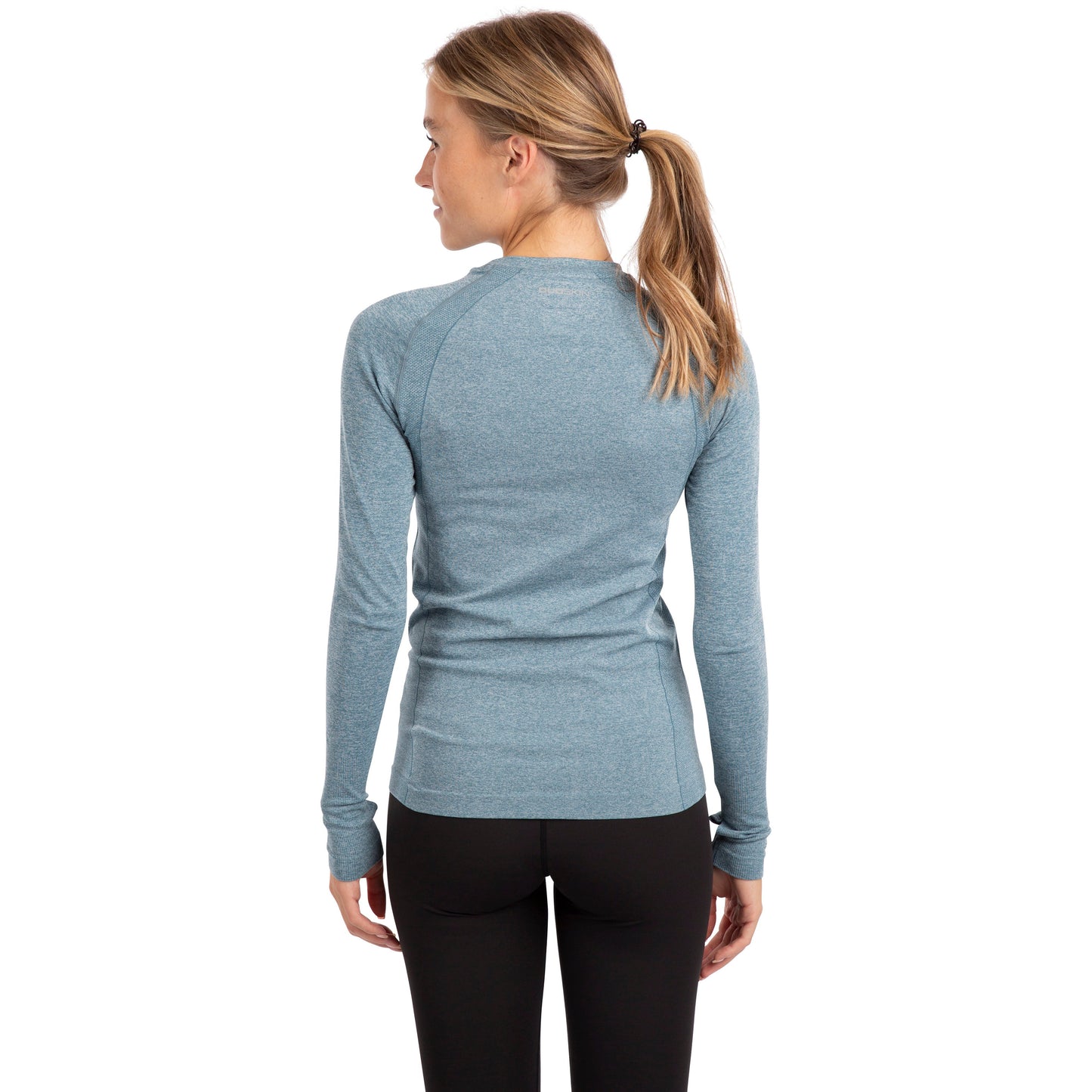 Welina Women's Long Sleeved Active Top in Teal Mist