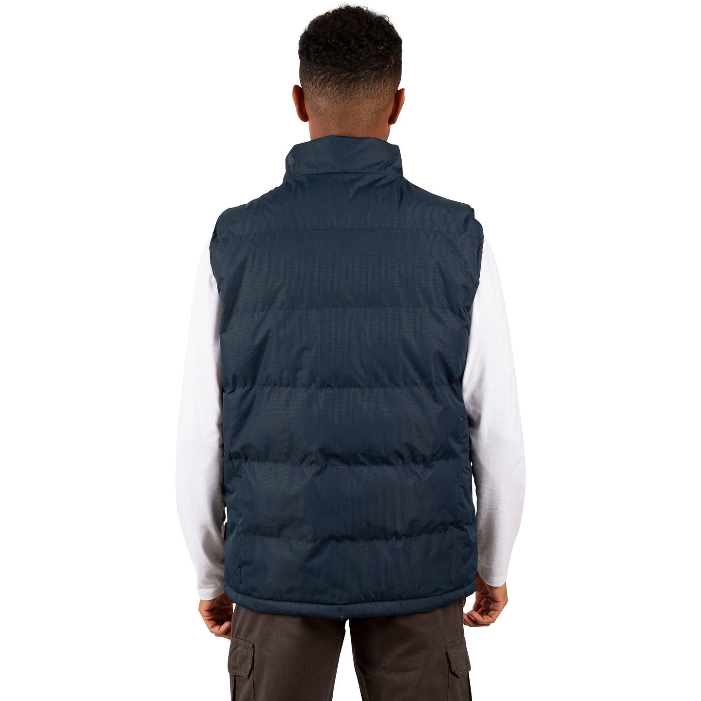 Clasp Mens Padded Gilet - Navy