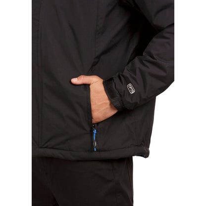 Donelly Men's Padded Waterproof Jacket in Black