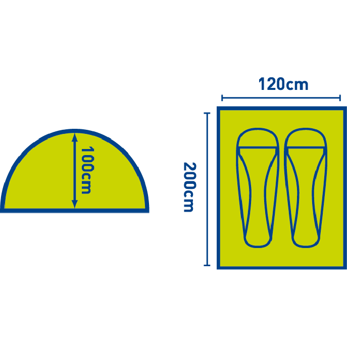 Beatnik 2 Person Tent in Smoke Grey