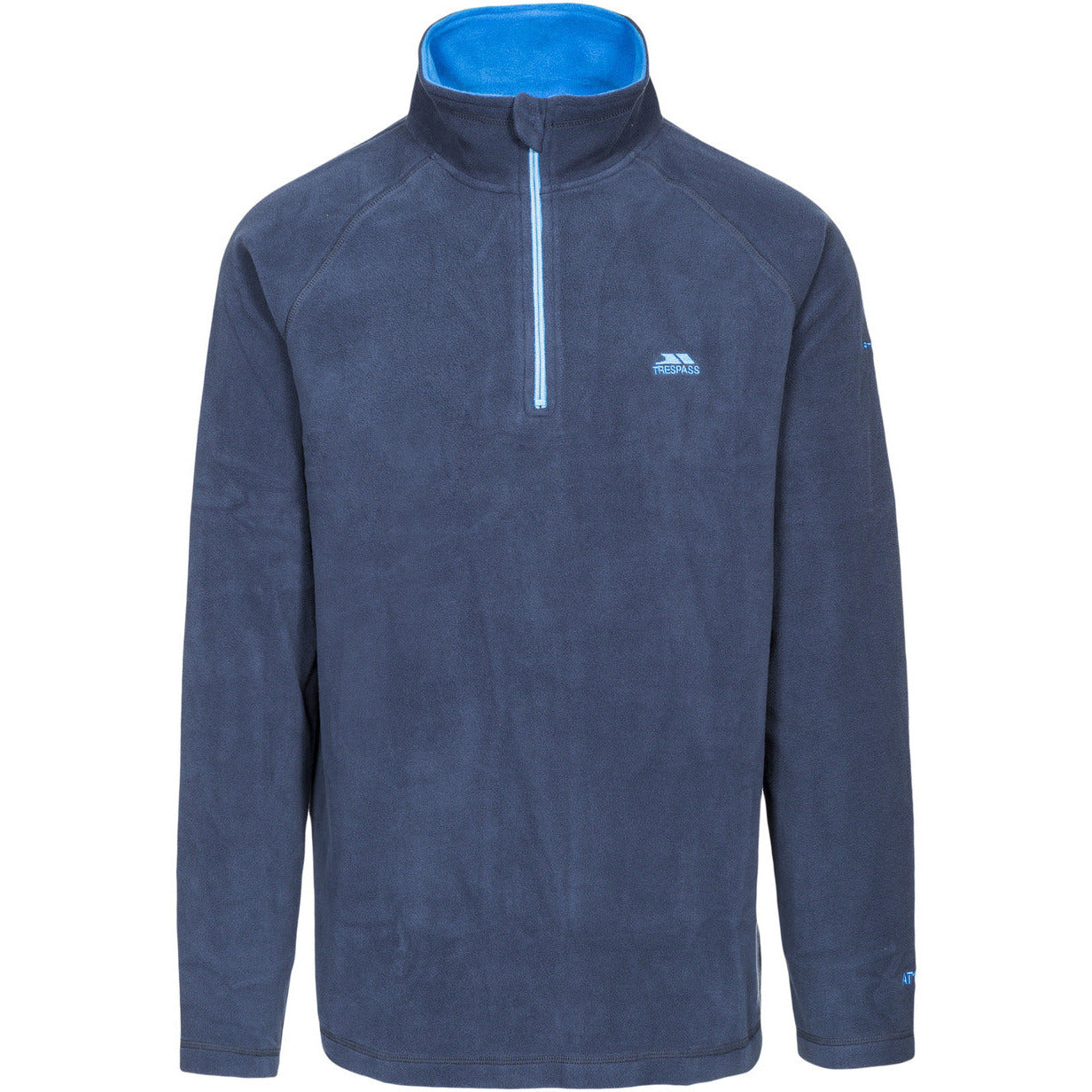 Blackford Mens Half Zip Microfleece in Navy