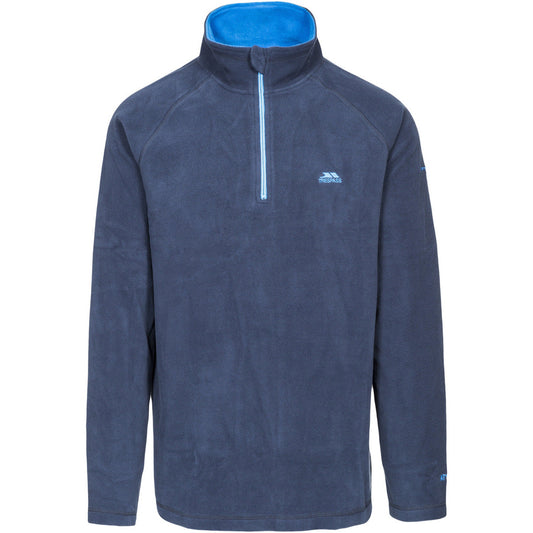 Blackford Mens Half Zip Microfleece in Navy