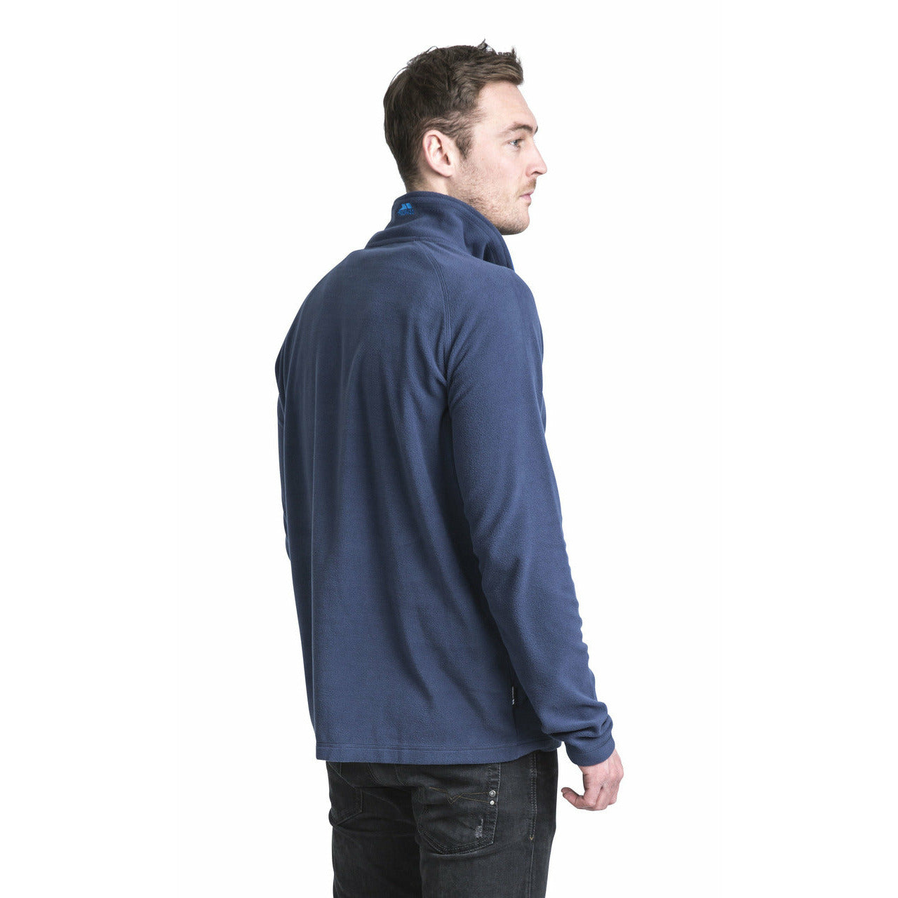 Blackford Mens Half Zip Microfleece in Navy